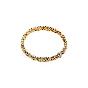 Bracciale Fope Vendrome oro giallo e diamanti - Gioielleria Casavola Noci - idee regalo donne - per ogni occasione