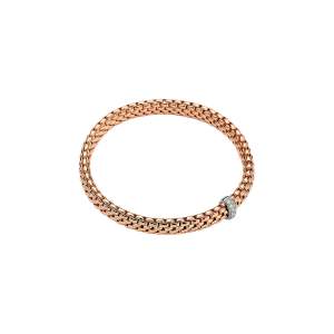 Bracciale Fope Vendrome oro rosa e diamanti - Gioielleria Casavola Noci - idee regalo donne - per ogni occasione importante