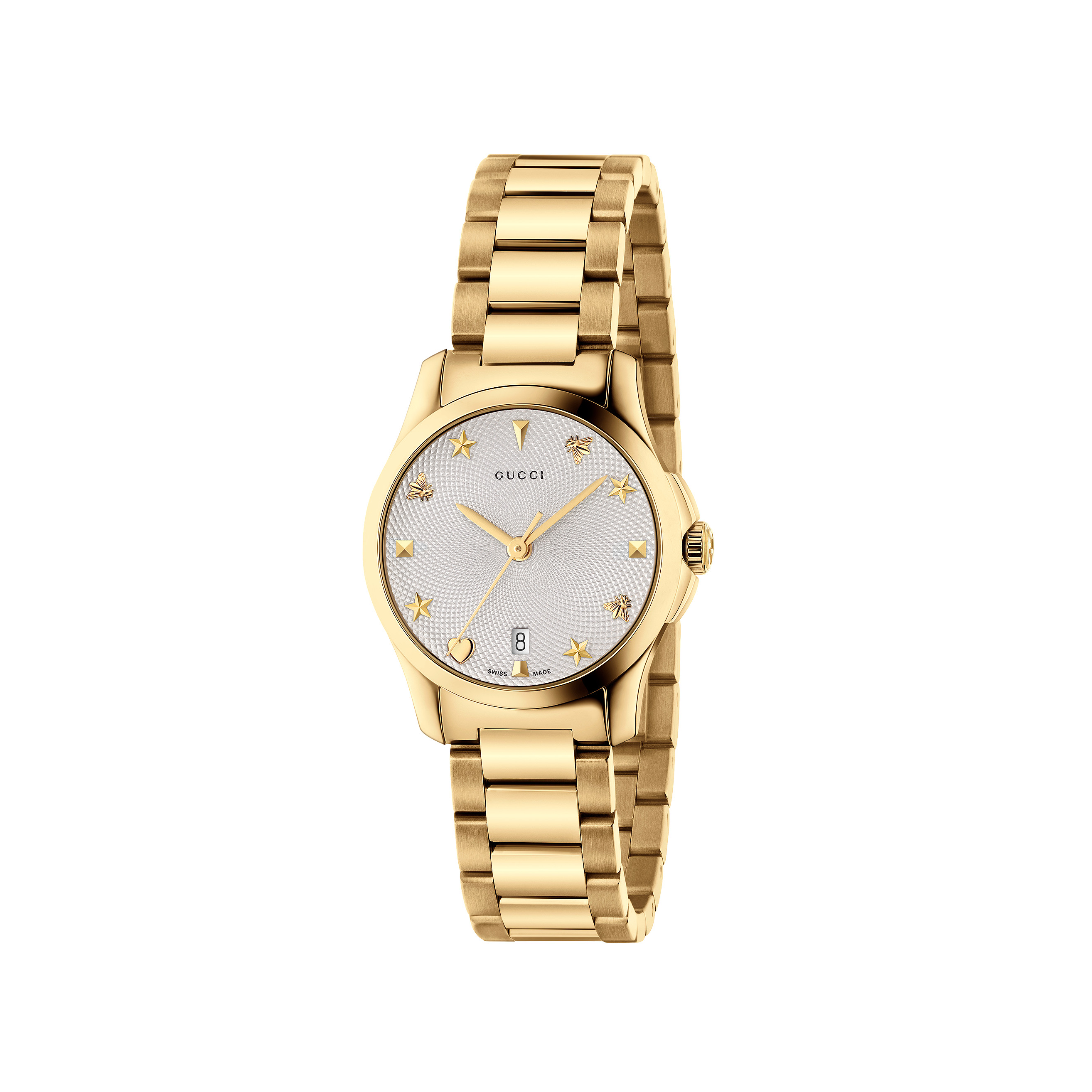 Gucci G-Timeless YA126576 - Orologio solo tempo donne svizzero acciaio - Gioielleria Casavola Noci - idee regalo