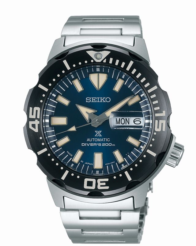 Seiko Prospex Monster SRPD25K1 - Orologio sportivo uomo acciaio - Casavola Noci