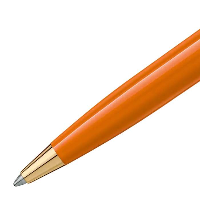Pix Montblanc penna sfera arancio 119903 - Pregiata Resina Oro Giallo - Gioielleria Casavola Noci - detail