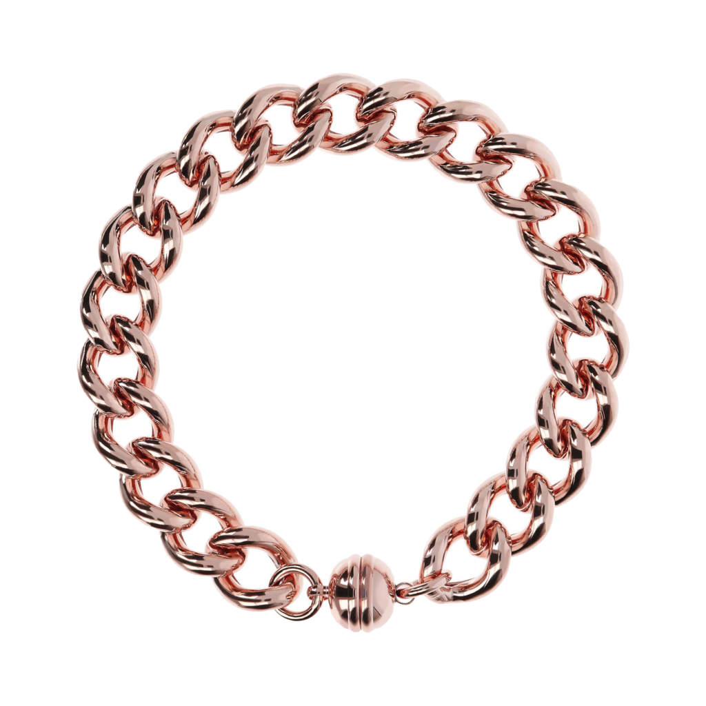 Bracciale Rosario in Acciaio Placcato Oro – Bloom Oro Gioielleria