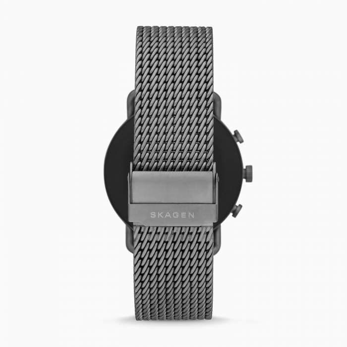 Skagen Falster 3 SKT5200 - smartwatch uomo acciaio Wear OS - Gioielleria Casavola Noci - back