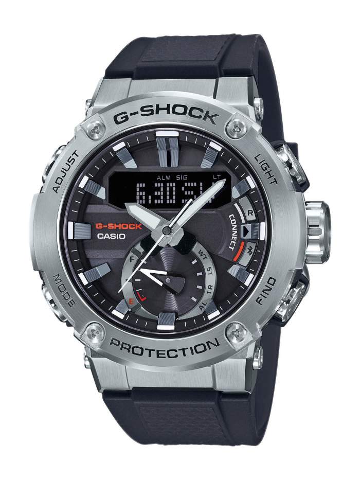 Casio G-Shock G-Steel GST-B200-1AER - orologio uomo digitale acciaio - Gioielleria Casavola Noci - smartwatch ibrido