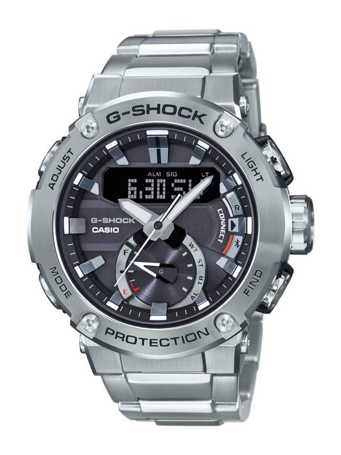 Casio G-Shock G-Steel GST-B200D-1AER - orologio uomo digitale acciaio - Gioielleria Casavola Noci - smartwatch ibrido