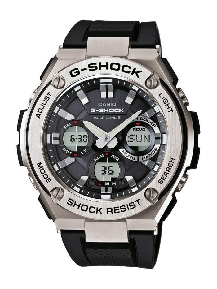 Casio G-Shock G-Steel GST-W110-1AER - orologio uomo digitale acciaio - Gioielleria Casavola Noci - Radiocontrollato