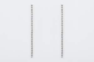 Crivelli orecchini tennis diamanti oro bianco