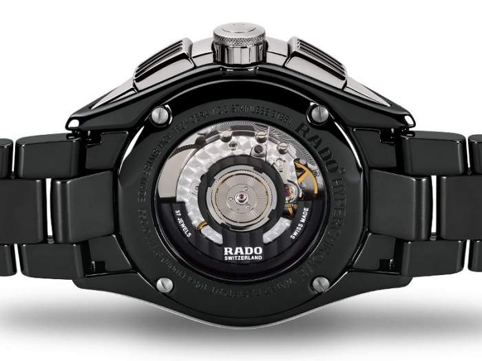 Rado Hyperchrome R32121152 orologio ceramica - cronografo automatico uomo - Gioielleria Casavola Noci - back