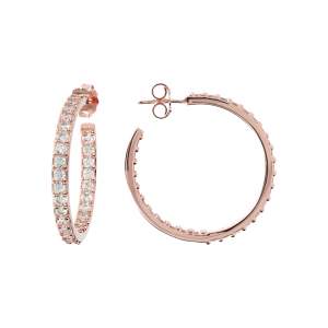 Bronzallure Orecchini Cerchio WSBZ0177WR idea reglo donne fidanzata compleanno - Gioielleria Casavola Noci - detail