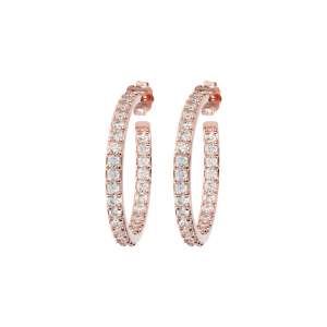 Bronzallure Orecchini Cerchio WSBZ0177WR idea regalo donne fidanzata - Gioielleria Casavola Noci - main