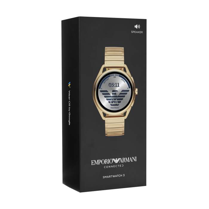 Emporio Armani Connected ART5027 - smartwatch fashion Wear OS Google - Gioielleria Casavola Noci - scatola