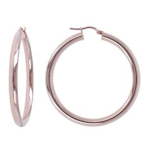 Orecchini cerchio Bronzallure WSBZ00311B idea regalo donna - Gioielleria Casavola Noci - dettaglio