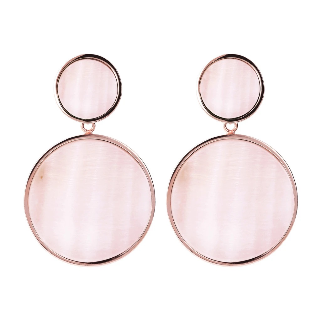 Orecchini Perle Rubini e Diamanti neri - Diamonds