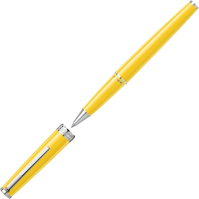 Pix Montblanc penna roller giallo senape 125239 - Gioielleria Casavola Noci - main - idea regalo laurea