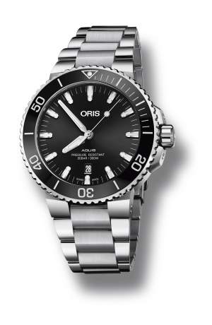 Oris Aquis Date 01 733 7730 4134-07 8 24 05PEB - Gioielleria Casavola di Noci - orologio automatico 43mm uomo acciaio