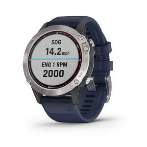 Garmin Quatix 6 - Smartwatch GPS per attività marittime - Gioielleria Casavola Noci - frontale sinistro