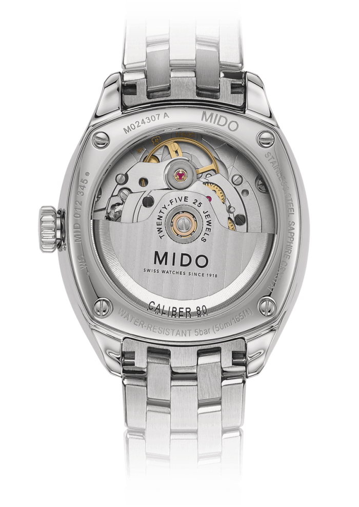 Mido Belluna Royal Lady M024.307.11.076.00 - Gioielleria Casavola Noci - fondello - idee regalo donne orologio diamanti