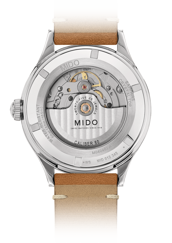 Mido Multifort Patrimony M040.407.16.040.00 - Gioielleria Casavola Noci - fondello - orologio automatico - idee regalo uomo