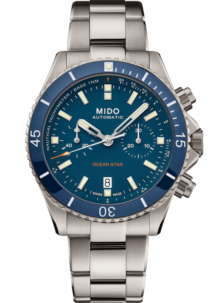 Mido Ocean Star Cronograph M026.627.44.041.00 - Gioielleria Casavola Noci - cronografo automatico subacqueo - main - idee regalo uomo