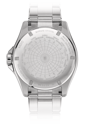 Mido Ocean Star GMT M026.629.11.051.01 - Gioielleria Casavola di Noci - fondello - orologio automatico uomo acciaio