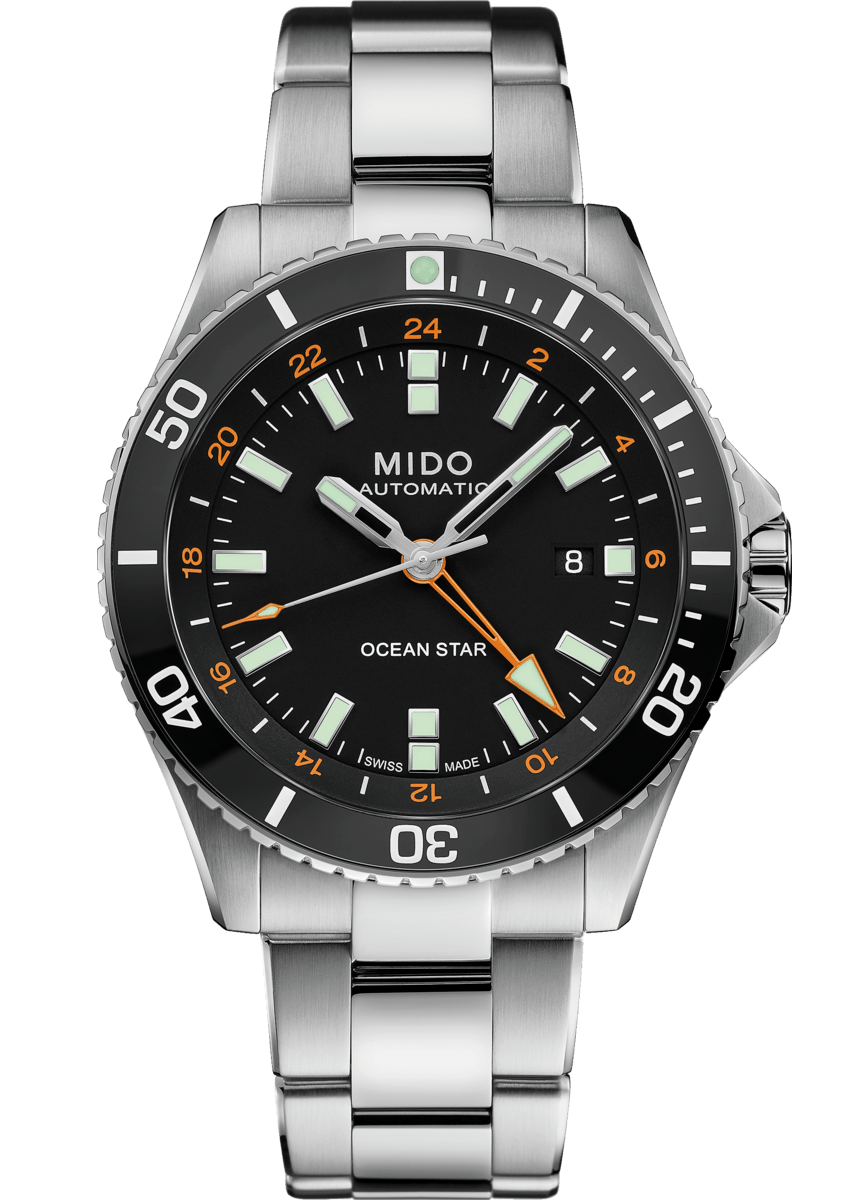 Mido Ocean Star GMT M026.629.11.051.01 - Gioielleria Casavola di Noci - main - orologio automatico uomo acciaio