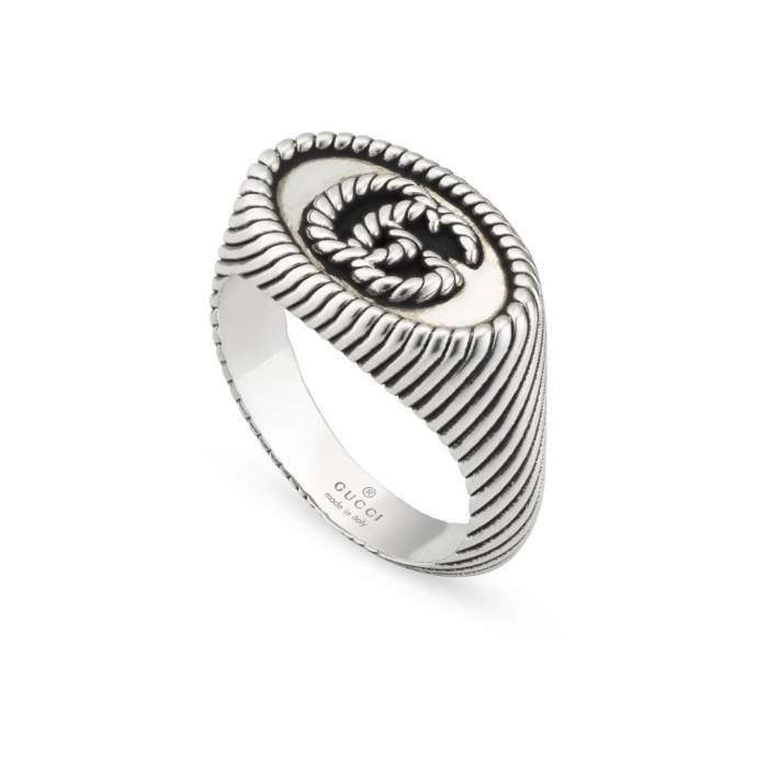 Gucci Jewelry Argento YBC631746001 - Gioielleria Casavola Noci - anello doppia G - idee regalo donne