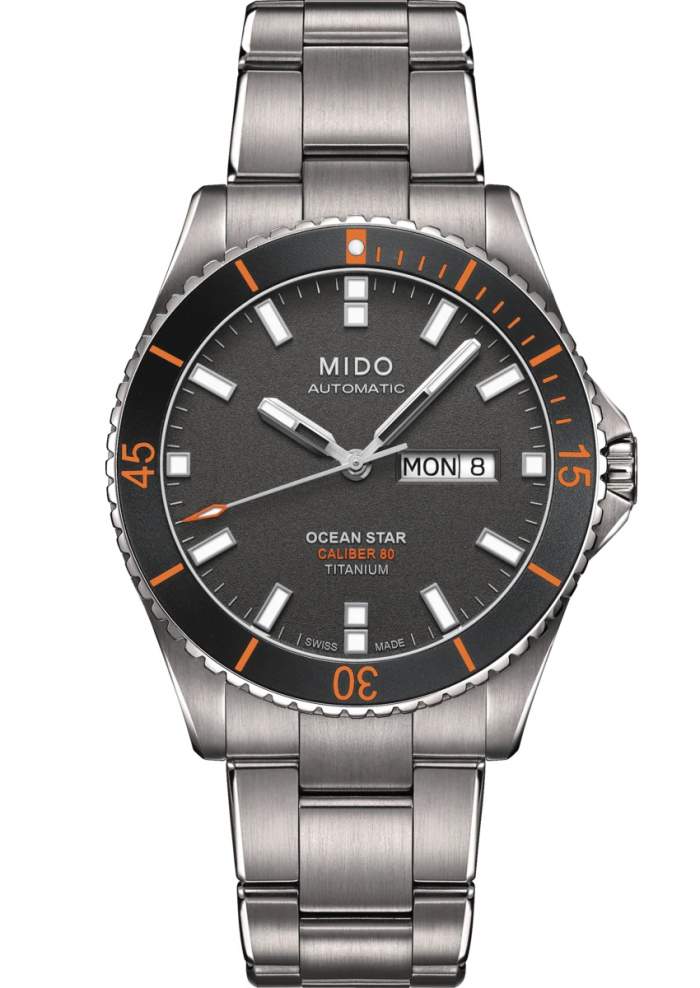 Mido Ocean Star 200 M026.430.44.061.00 - Gioielleria Casavola Noci - orologio subacqueo titanio - main - idea regalo uomo