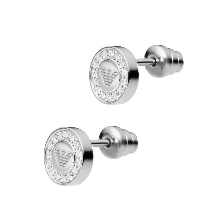 Emporio Armani orecchini EG3053040 - Gioielleria Casavola Noci - idee regalo donne - argento sterling e cristalli