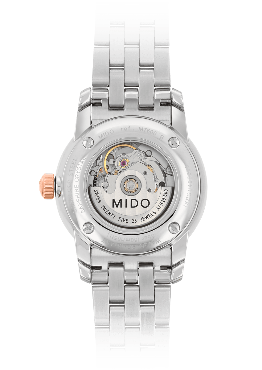 Mido Baroncelli M7600.9.69.1 - Gioielleria Casavola Noci - orologio donna diamanti - back