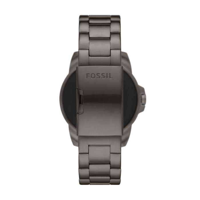 Fossil Gen 5E FTW4049 - Smartwatch Wear OS Google - Gioielleria Casavola Noci - bracciale grigio canna di fucile - idee regalo uomo