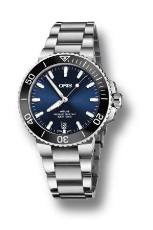 Oris Aquis Date 01 733 7732 4135-07 8 21 05PEB - Gioielleria Casavola Noci - orologio automatico svizzero - idee regalo importante