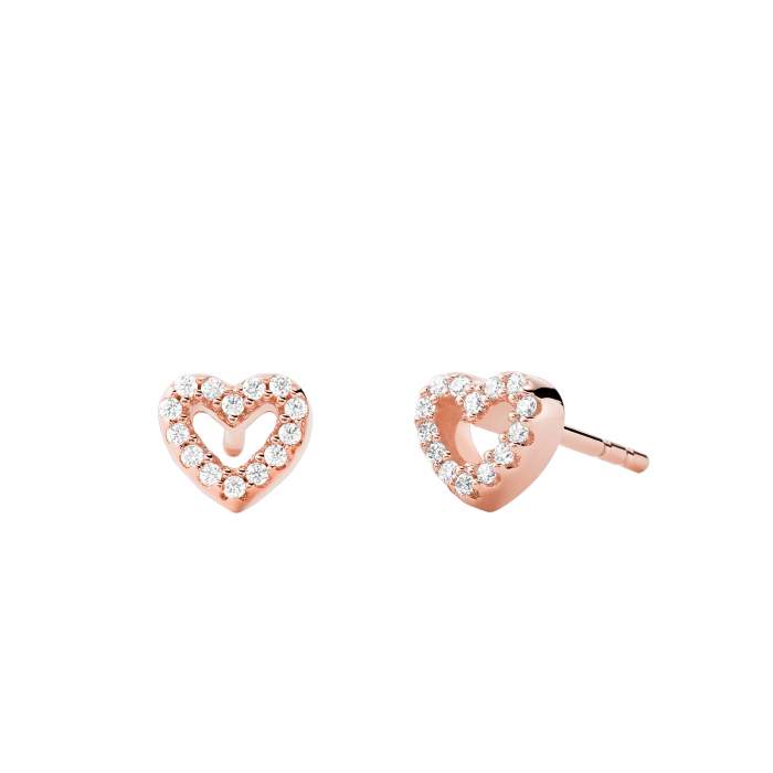 Michael Kors orecchini MKC1352AN791 - Gioielleria Casavola Noci - idee regalo donne - main - gioielli cuore oro rosa