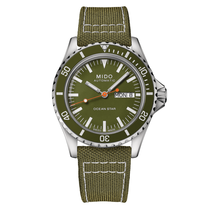 Mido Ocean Star Tribute M026.830.18.091.00 - Gioielleria Casavola Noci - orologio automatico uomo quadrante verde - main - idee regalo