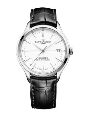 Baume et Mercier Clifton Baumatic M0A10518 - Gioielleria Casavola Noci - orologio automatico svizzero - main - idee regalo