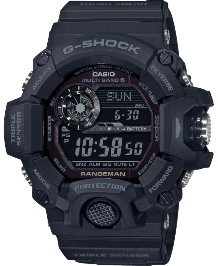 Casio G-Shock Rangeman GW-9400-1BER - Gioielleria Casavola Noci - idee regalo - orologio stile militare