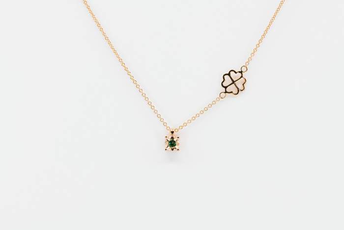 Collana punto luce smeraldo Starlight Rose - Gioielleria Casavola di Noci - idee regalo per donne - perfetto per ogni occasione
