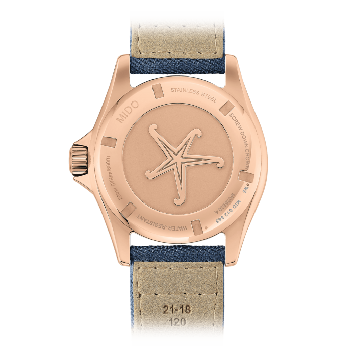 Mido Ocean Star Tribute M026.830.38.041.00 - Gioielleria Casavola Noci - orologio automatico oro rosa - fondello incisione - idee regalo uomo