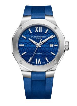 Baume et Mercier Riviera M0A10619 - Gioielleria Casavola Noci - orologio automatico uomo blu - main