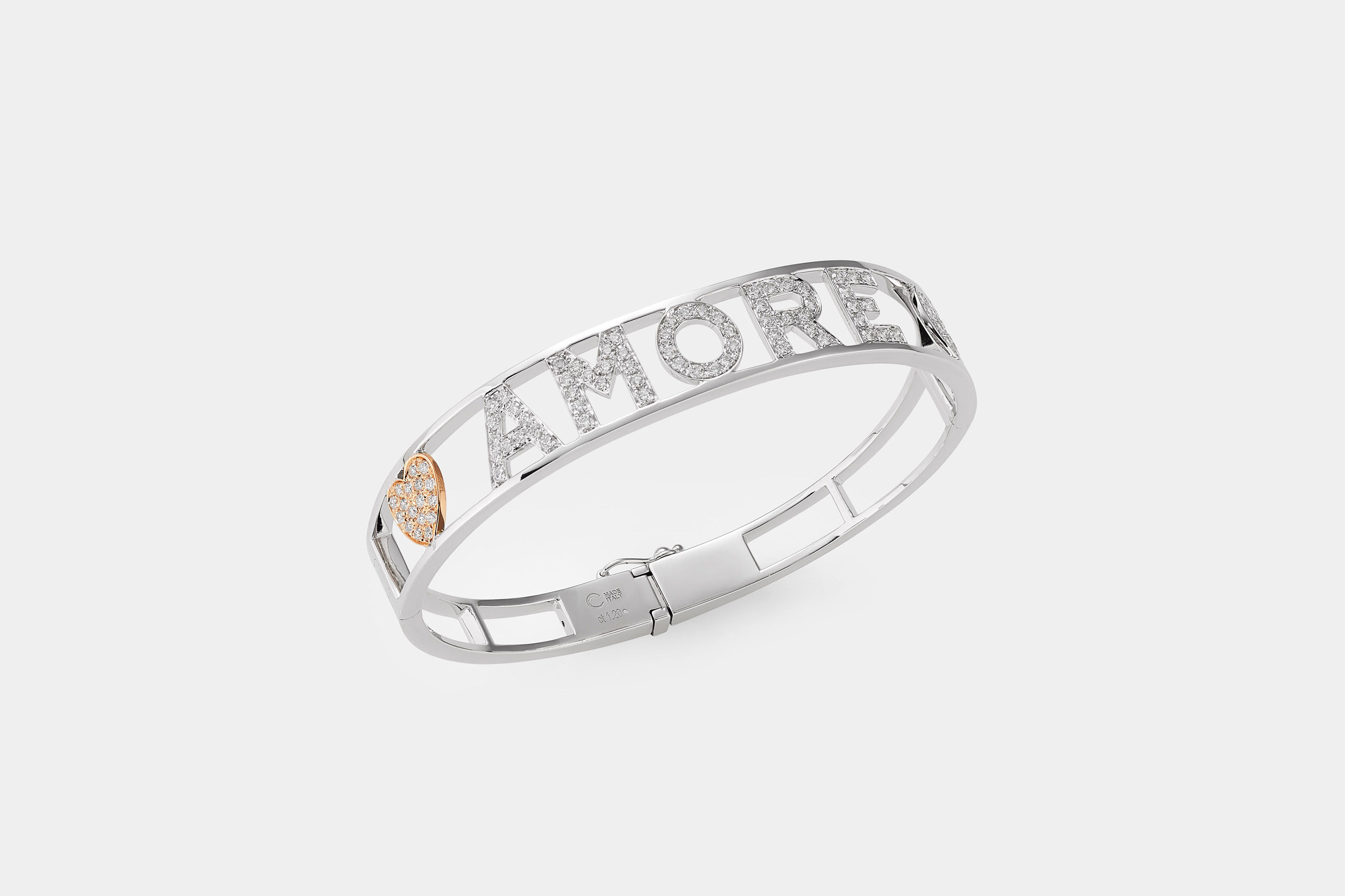 Crivelli bracciale rigido cuore Amore - Gioielleria Casavola Noci - idee regalo donne per occasioni importanti