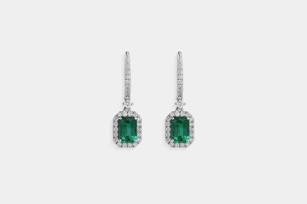 Crivelli orecchini pietre colore smeraldi - Gioielleria Casavola Noci - idee regalo donne per occasioni importanti - main