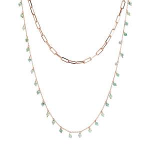 Collana due fili Bronzallure WSBZ01919EMO - Gioielleria Casavola Noci - modello rosario - idee regalo donne per occasioni importanti - main