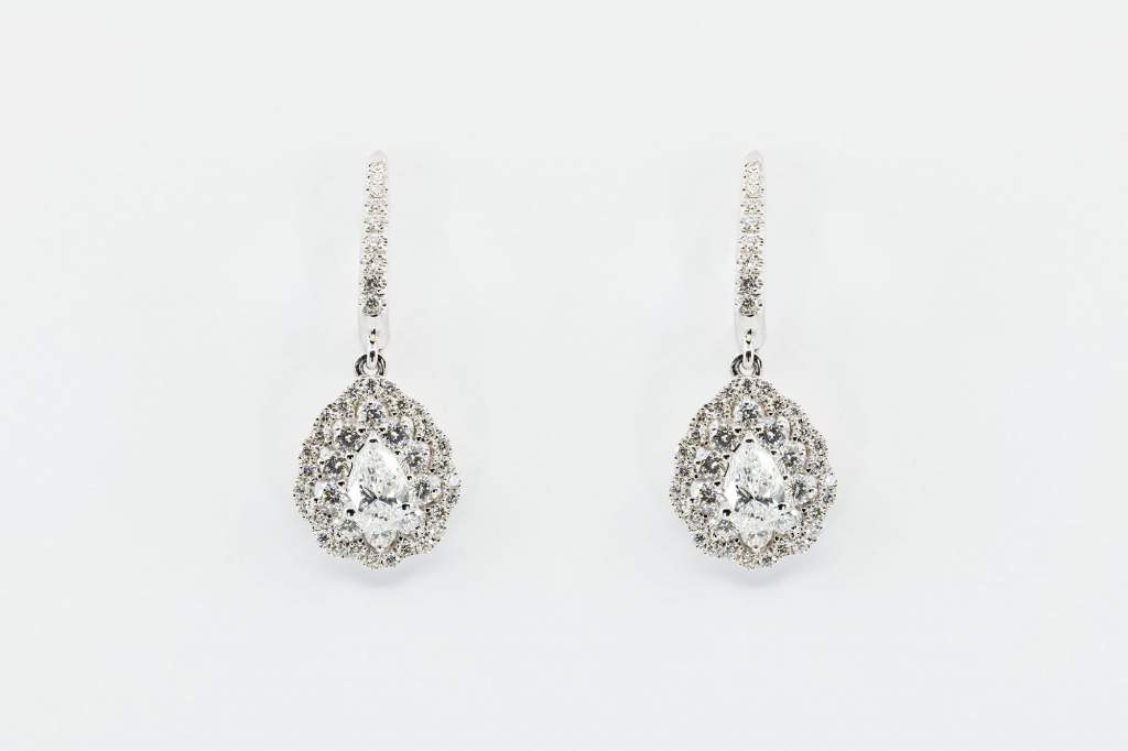 Crivelli I Will I Do orecchini goccia oro bianco - Gioielleria Casavola Noci - gioielli da sposa