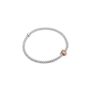 Fope Flex it bracciale Prima oro bianco 744B BBRM - Gioielleria Casavola Noci - idee regalo donne per occasioni importanti