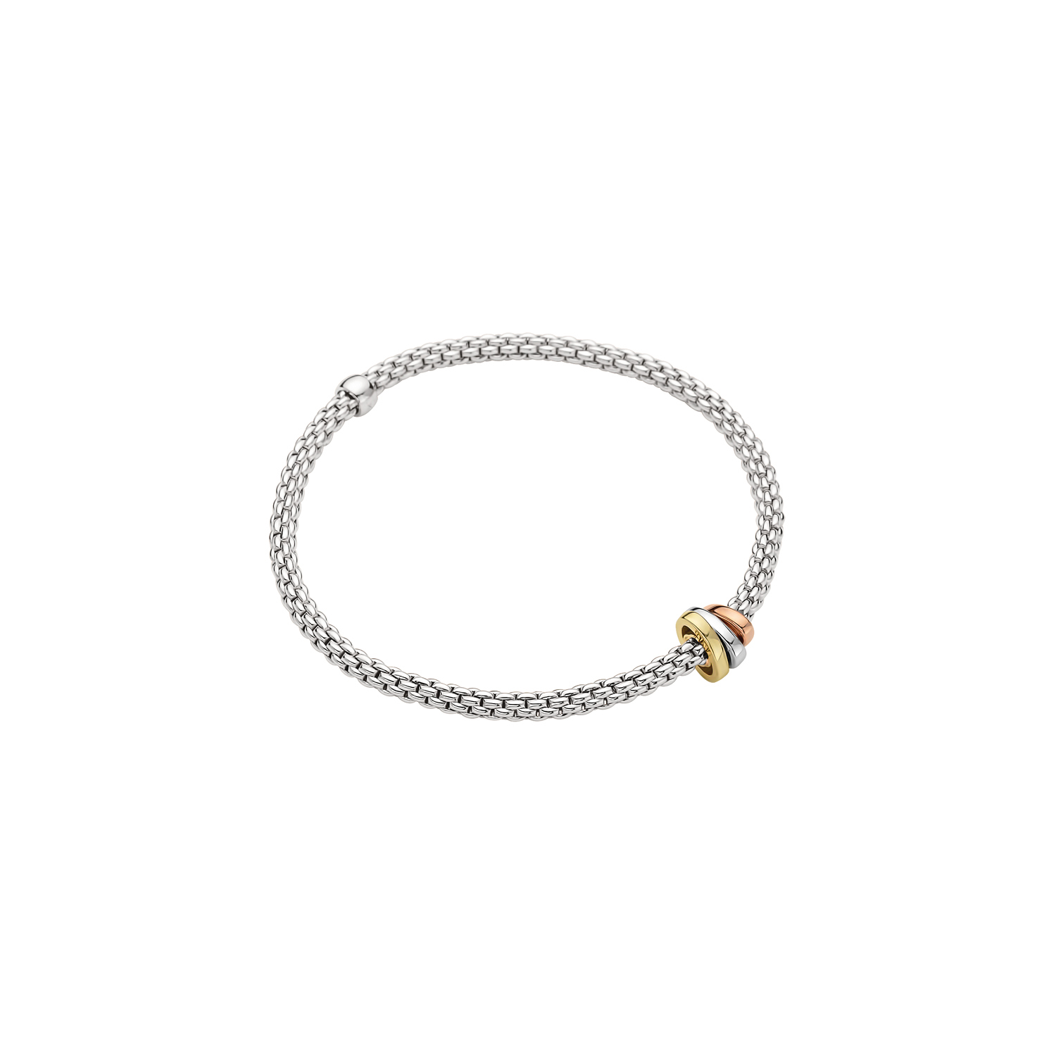 Fope Flex it bracciale Prima oro bianco 744BM - Gioielleria Casavola Noci - idee regalo donne per ogni occasione