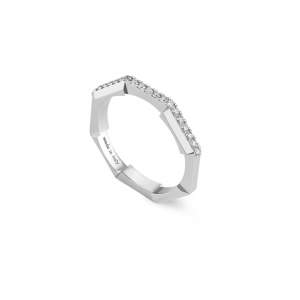 Gucci Jewelry YBC662140001 - Gioielleria Casavola Noci - anello oro bianco diamanti donne