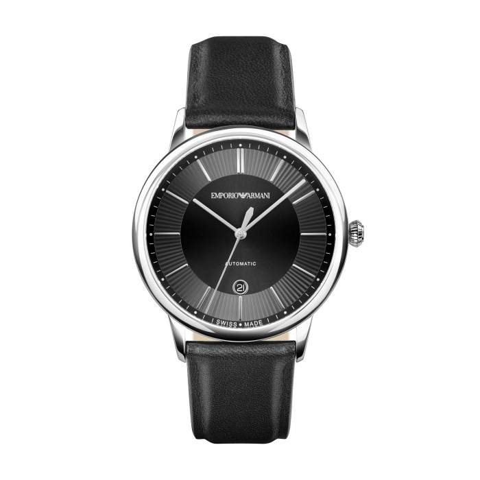 Emporio Armani Swiss Made ARS5100 - Gioielleria Casavola Noci - orologio automatico uomo svizzero - dress watch for men - main