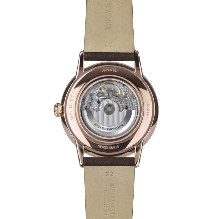 Emporio Armani Swiss Made ARS5102 - Gioielleria Casavola Noci - orologio uomo automatico elegante - mens dress watches - calibro