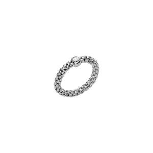 Fope anello Flex it Essentials oro bianco AN04 - Gioielleria Casavola Noci - idee regalo donne - gioiello flessibile