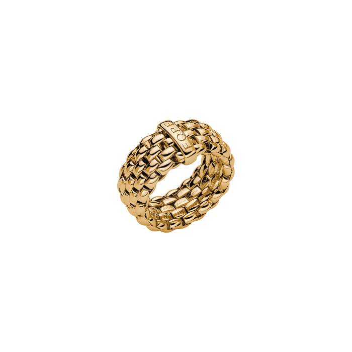 Fope anello Flex it Essentials oro giallo AN05 - Gioielleria Casavola Noci - idee regalo donne - gioiello flessibile
