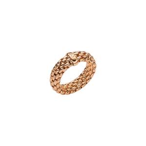 Fope anello Flex it Essentials oro rosa AN559 - Gioielleria Casavola Noci - idee regalo donne - gioiello flessibile